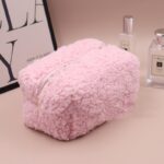 Teddy Plush Cosmetic Bag Japanese Style Lambswool - Image 6