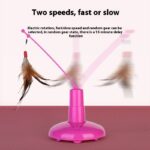 Pet Cat Toy Automatic Rotation Cat Pole Toy - Image 4