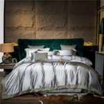 High-grade Brocade Four-piece High Precision 200 Long-staple Cotton Bedding - Image 3