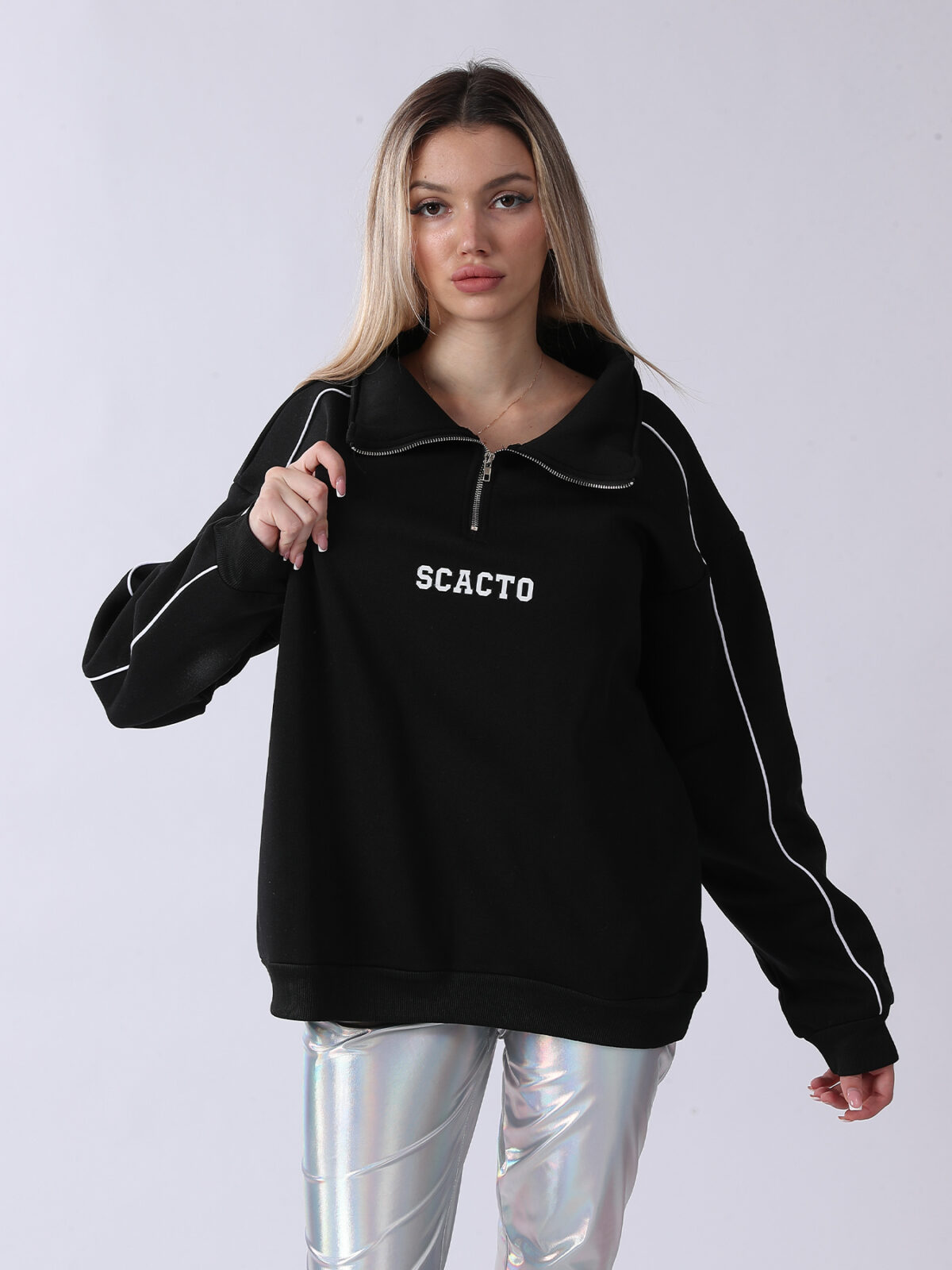 Women's Long Sleeved Sweatshirt - Image 2
