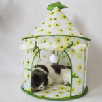 Cat Tunnel Splicing Tent Cat Nest Four Seasons Universal Portable Quick Folding Cat Pet Play House Tent With Up Tunnel For Cats - Image 5