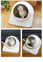 Litter Box Large Fully Enclosed Cat Litter Basin Deodorant - Image 5