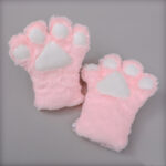 Japanese Cute Adorable Plush Cosplay Performance Props Net Red Cat Paw Gloves - Image 6