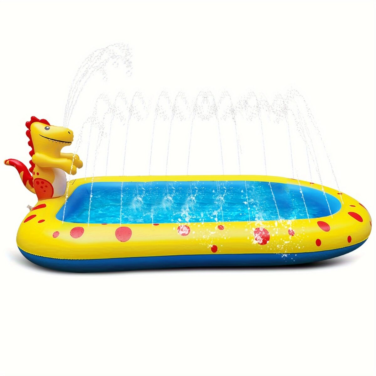 Dinosaur Water Spray Pool For Kids Pet Play Mat Water Play Toy Shark Pool - Image 9