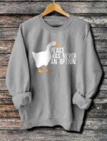 Women's Long Sleeved Printed Hoodie - Image 4