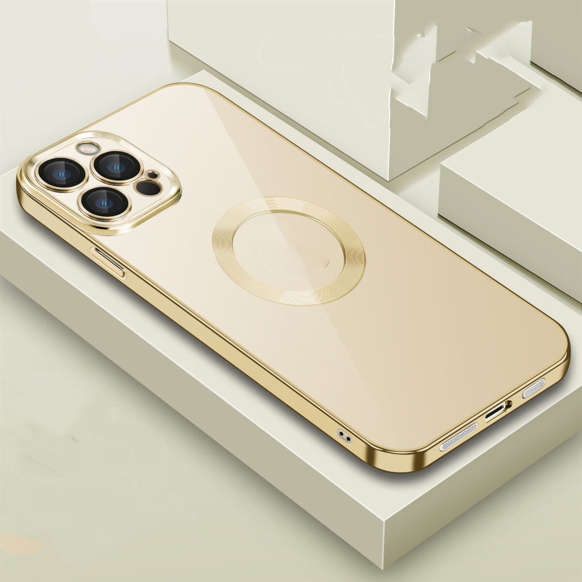 Electroplated Tpu Glass Lens Film Mobile Phone Case Dust Net - Image 9
