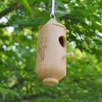 Hummingbird Hanging Swing Bird Nest House Wooden Craftwork - Image 2