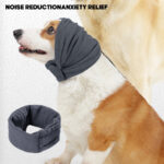 Noise Reduction Dog Hoodie Dog Head Warp Dog Calming Hoodie Hematoma Ear Wraps Head Cover Muffs For Anxiety Relief Pet Supplies - Image 9