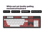 Two-color Keyboard Wired Office Green Black Tea Red Axis Hot Plug Computer - Image 5