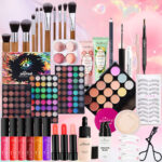 Multi Functional Portable Household Eye Shadow Dish Lip Gloss Set - Image 4