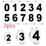 High Temperature Resistant Signboard Reflective Waterproof Pvc Adhesive Number Paper - Image 10