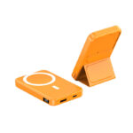 Magnetic Suction Wireless Charging Treasure Large Capacity Folding Bracket Mobile Power Supply - Image 6