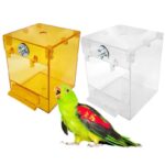 External Bird Bath Transparent Bath Square Basin Bird Supplies Pet Supplies - Image 5