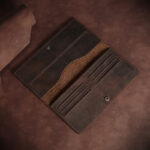 Horse Long Wallet Genuine Leather Hand-held Men's Card Holder - Image 3