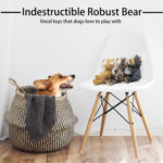 Indestructible Robust Bear, 2024 New Indestructible Squeaky Toys For Dogs, Durable Squeaky Dog Toys For Heavy Chewers, Interactive Dog Toys - Image 8