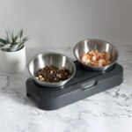 Easy To Clean Stainless Steel Cat Bowl Dog Food And Water Bowls With Stand Metal Cats Dogs Double Single Pet Feeding Feeder Bowl - Image 3