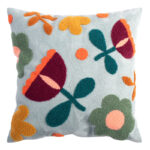 American Cotton Embroidery Cute Blue Pillowcase - Image 5
