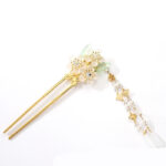 Antique Hanfu Headdress Tassel Bride Hairpin Step Shaking Insert Comb Hair Jewelry - Image 6