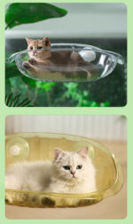 Universal Cat Climbing Frame Cat Window Sucker Hanging Bed Swing Balcony Bedside Glass Sleeping Cat Hammock - Image 7