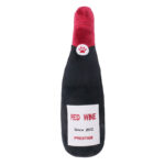 Pet Cats And Dogs Vocal Toys Plush Wine Bottle Chewing Teeth Stick Donut Small - Image 7