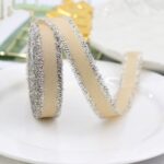 Gift Packaging Wedding Rib Gold And Silver Color Fringe With Bowknot Decorative Baking Ribbon Multicolor - Image 4