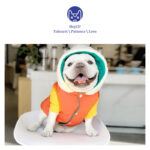 Pet Winter Cotton Dress Dogs And Cats Thermal Extra Thick With Fleece Reversible Coat - Image 3