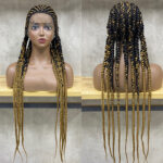 Stretch Mesh Chemical Fiber Head Cover 9 Strand Braid Wig - Image 4