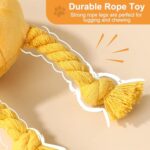 Dog Toys For Small Dogs Puppy Toys To Keep Them Busy - Squeaky Rope Plush Dog Toys For Small And Medium Breed - Image 3