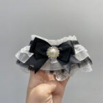 Cat Bib Collar Dog Drool Towel Pet Bow Tie - Image 3