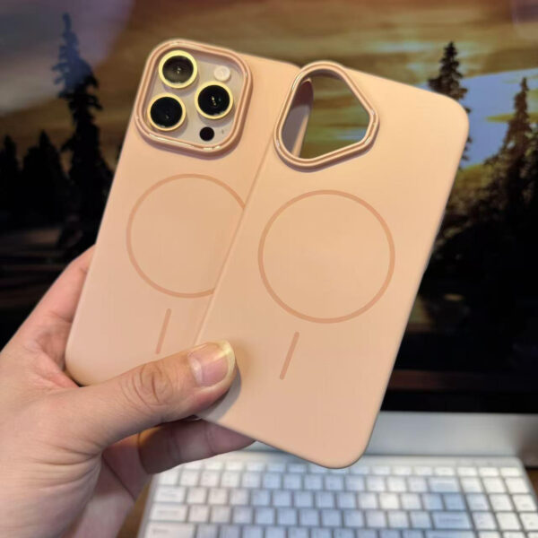Soft Fine Circle Magnetic Phone Case