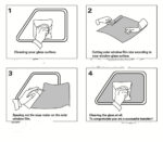 Sun Film, Car Glass, Sunscreen And Heat Insulation, Black Car Window Film, Roof Film And Pearl Cotton Stick - Image 3