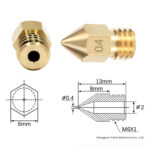 3D Printer Accessories Pointed Brass MK8 Nozzle Alloy Cleaning Pin MK8 Nozzle Kit - Image 5