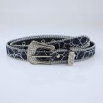 Rhinestone Women's I-style Thin Belt Fashion Personality - Image 9