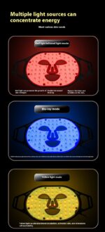 Red And Blue Everbright Bank Light Spectrum Mask Beauty Instrument - Image 7
