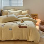 Four-piece Cashmere Winter Cartoon Extra Thick - Image 8