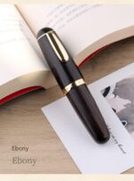 Solid Wood Ink Pen Fine Tip Cute Chubby Short Pen - Image 9