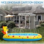 Dinosaur Water Spray Pool For Kids Pet Play Mat Water Play Toy Shark Pool - Image 7