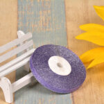 Bow Gold Silk Silver Polyester Ribbon - Image 8