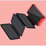 With Four-wire Large Solar Charging Unit Folding Wireless Charger Power Bank - Image 8