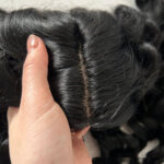 Large Hole Fishnet Artificial Scalp Seamless Hair Piece Wig - Image 4