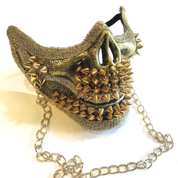 Skull Punk Rivets Performance Mask Halloween Mask