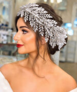 Creative Shaped Rhinestone Bridal Headdress Hairband Wedding Dress Hairstyle Jewelry - Image 4