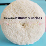 8-inch Thick Pure Polishing Wheel Thread Car Paint Mirror Polishing Double-sided Wool Ball - Image 3