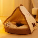 New Winter Cat Tents Warm Cozy Pet House Cat Soft Nest Kennel Deep Sleeping Cave Bed Puppy Kitten Blanket Pet Supplies - Image 6