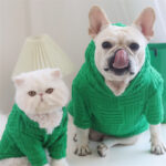 Dog V Green Terry Cloth Christmas Clothes - Image 3