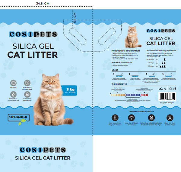 Silicone Indicator Cat Litter