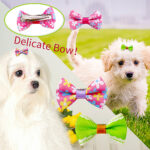 Pet Hairpin Headwear Dog Cat Ornaments Bow Headflower - Image 4