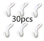 Plastic Closet Stack Hanger Rack Multi-function Wardrobe Space-saving Hanger Hook Coat Hook Bedroom Storage Wardrobe Organizer - Image 10
