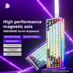Magnetic Axis Keyboard Manufacturing Machinery Wired RGB Lamp Effect Home Office - Image 9