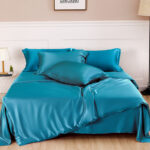 Silk Four Piece Set, Solid Color, Simple Nordic Style - Image 3